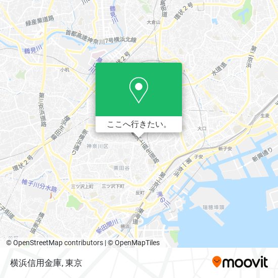 横浜信用金庫地図