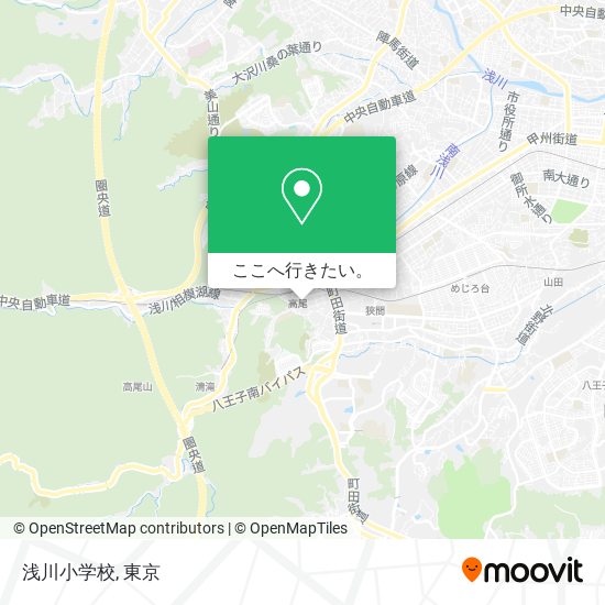 浅川小学校地図