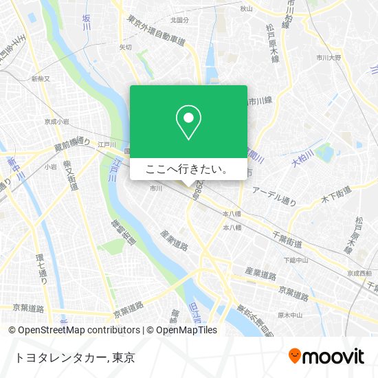 トヨタレンタカー地図