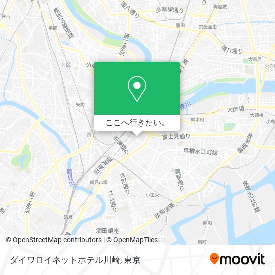ダイワロイネットホテル川崎地図