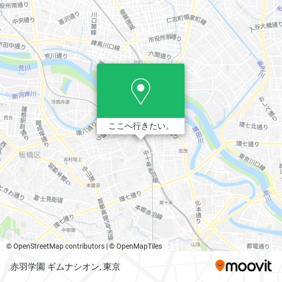 赤羽学園 ギムナシオン地図