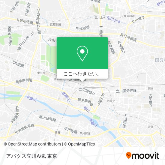 アバクス立川A棟地図