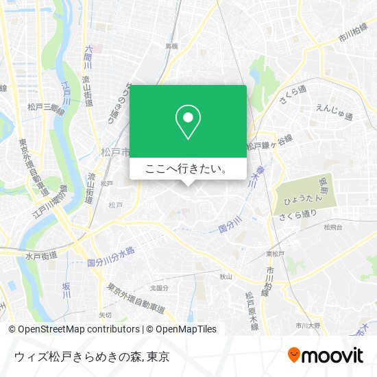 ウィズ松戸きらめきの森地図