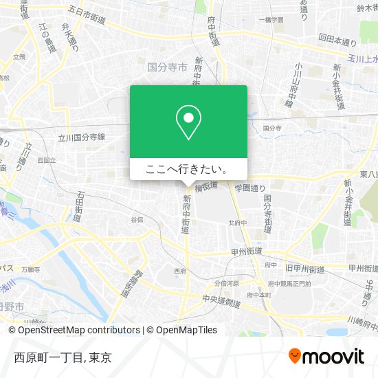 西原町一丁目地図