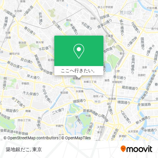 築地銀だこ地図