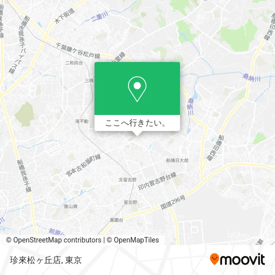 珍來松ヶ丘店地図