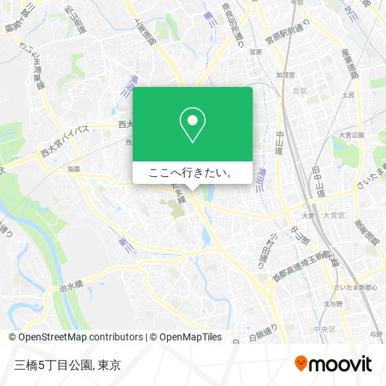 三橋5丁目公園地図
