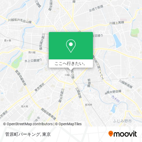 菅原町パーキング地図