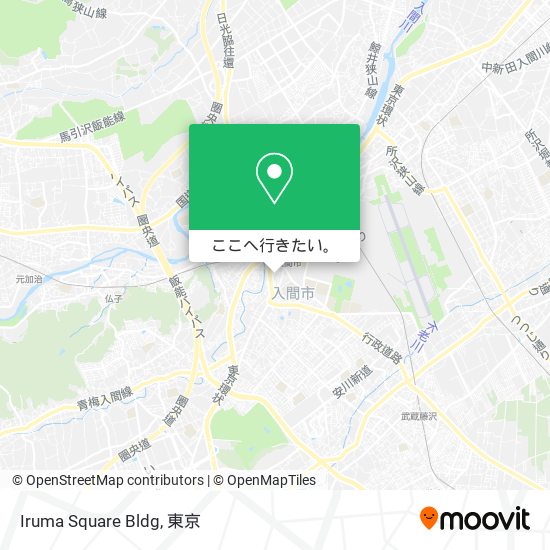 Iruma Square Bldg地図
