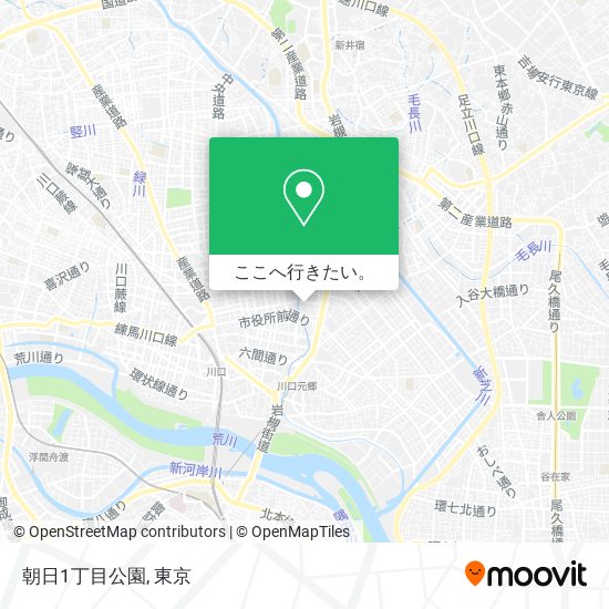 朝日1丁目公園地図