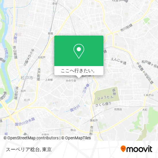 スーペリア稔台地図