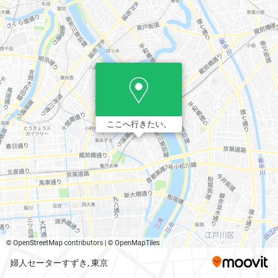 婦人セーターすずき地図