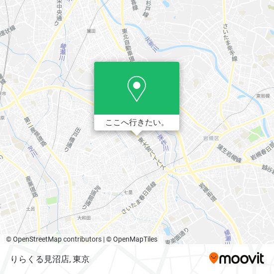 りらくる見沼店地図