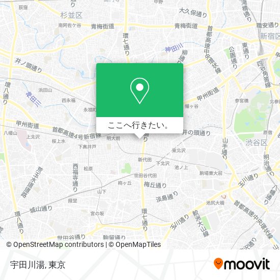 宇田川湯地図