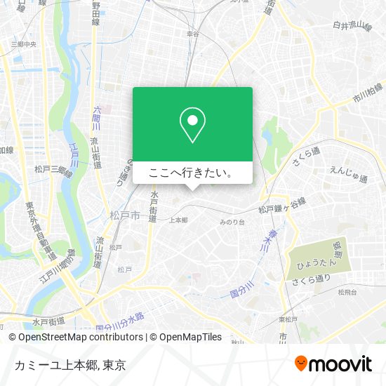 カミーユ上本郷地図