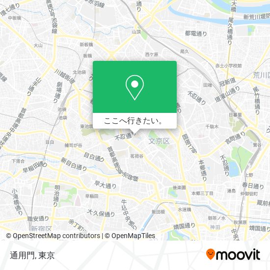 通用門地図