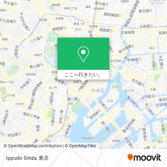 Ippudo Ginza地図