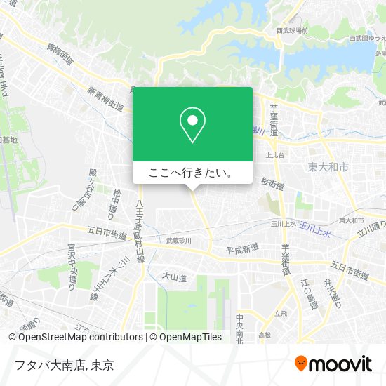 フタバ大南店地図