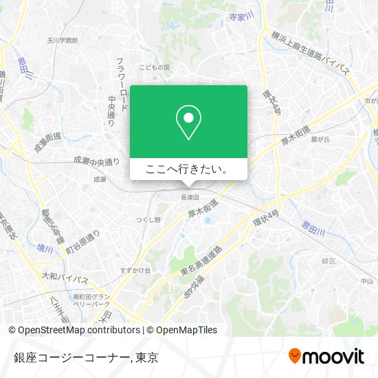 銀座コージーコーナー地図