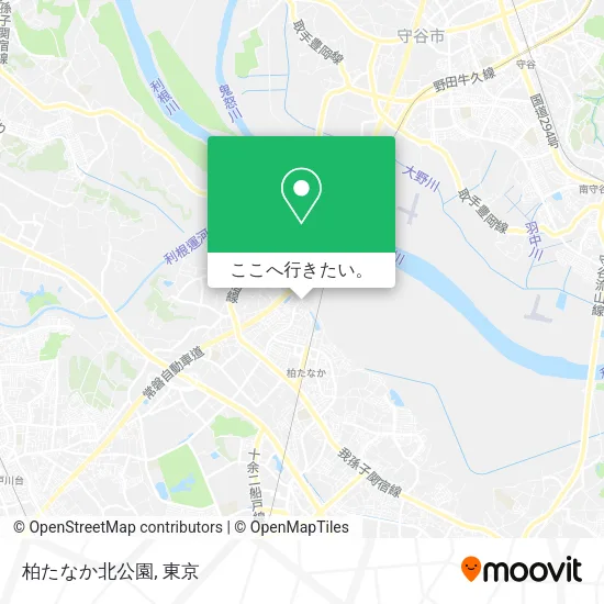 柏たなか北公園地図