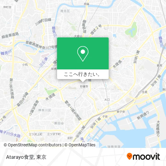 Atarayo食堂地図