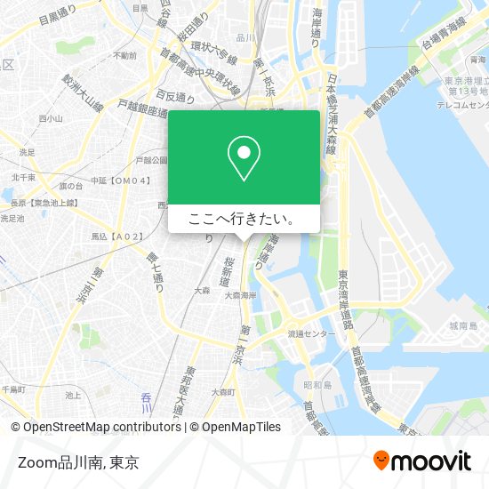 Zoom品川南地図