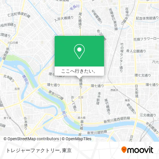 トレジャーファクトリー地図