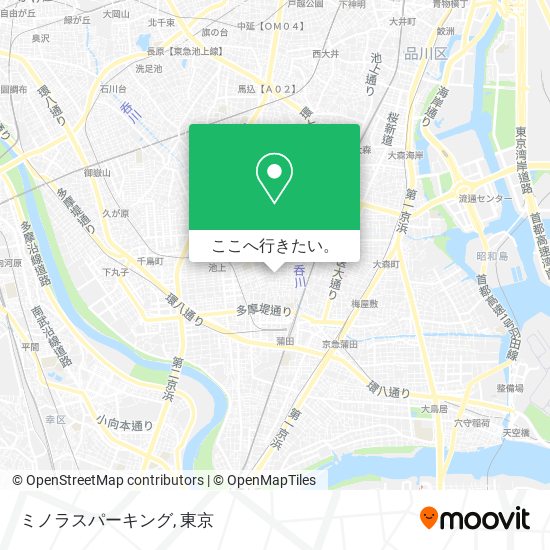 ミノラスパーキング地図