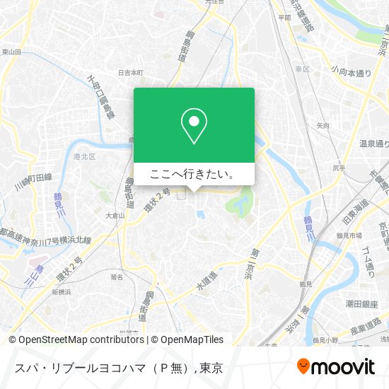 スパ・リブールヨコハマ（Ｐ無）地図