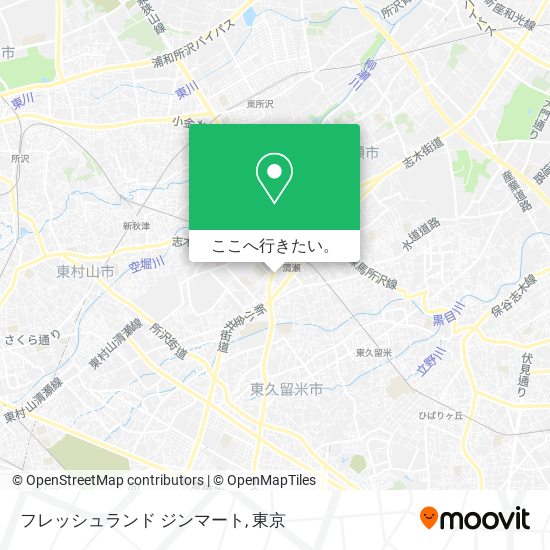 フレッシュランド ジンマート地図