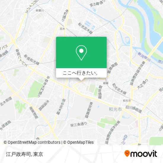 江戸政寿司地図