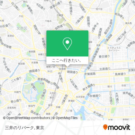 三井のリパーク地図