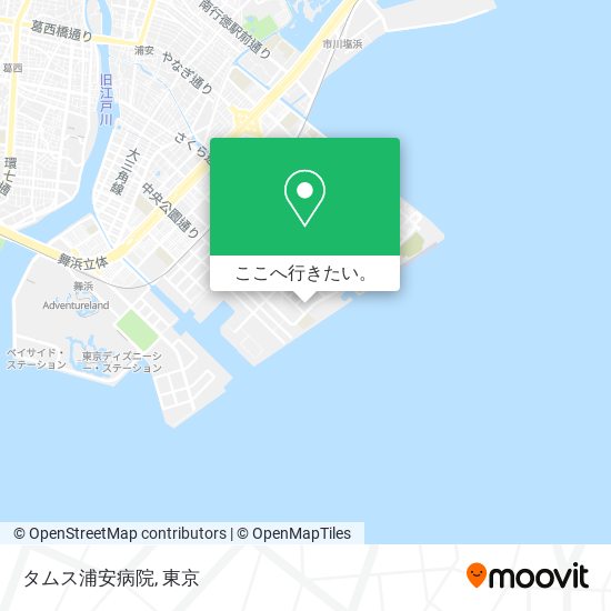 タムス浦安病院地図