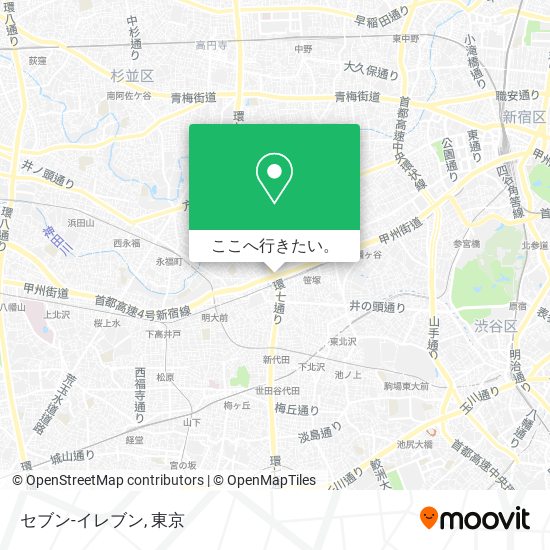 セブン-イレブン地図