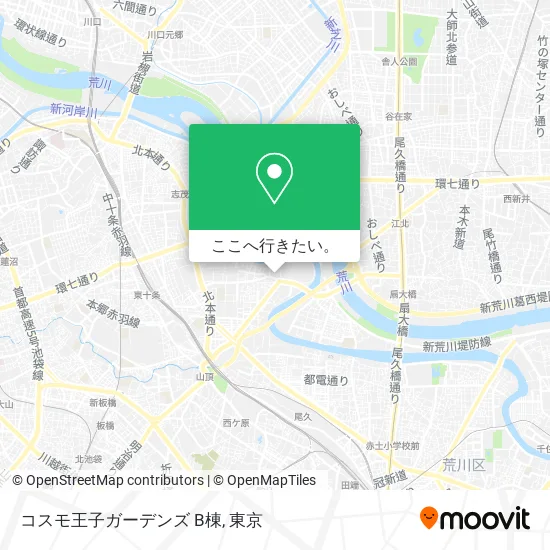 コスモ王子ガーデンズ B棟地図