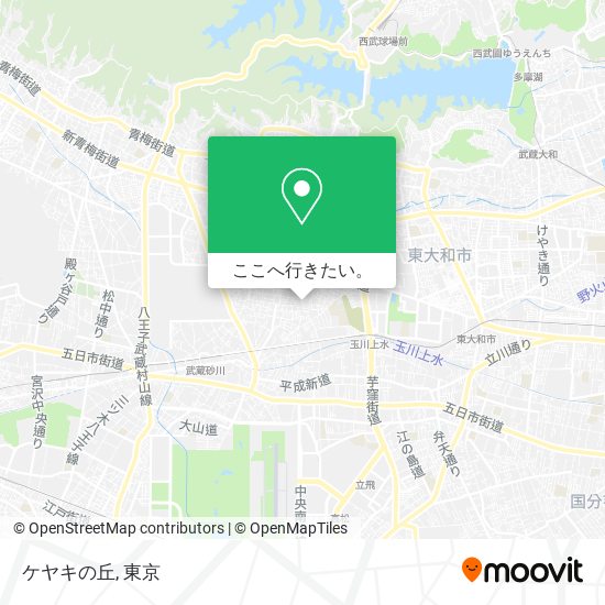 ケヤキの丘地図