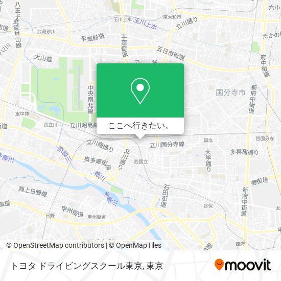 トヨタ ドライビングスクール東京地図