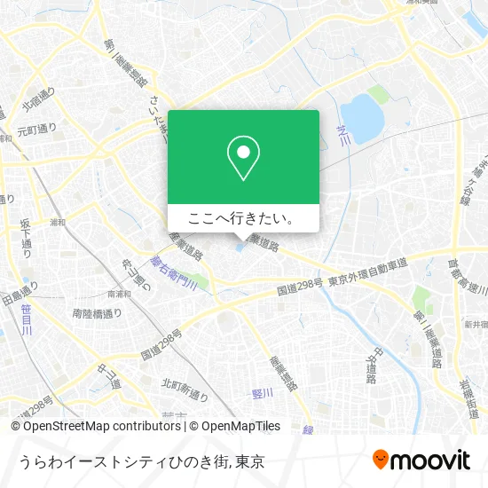 うらわイーストシティひのき街地図