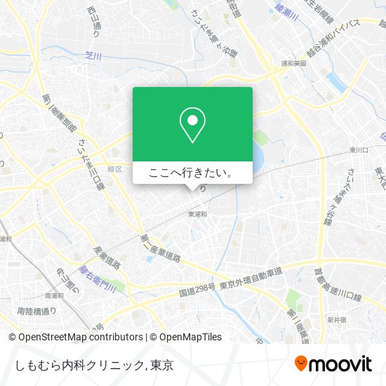 しもむら内科クリニック地図