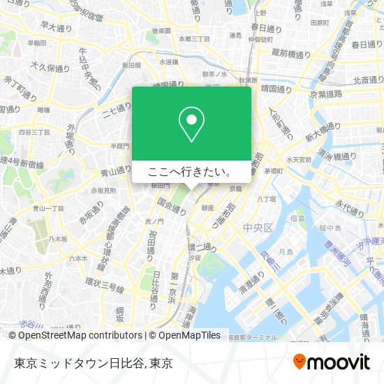 東京ミッドタウン日比谷地図