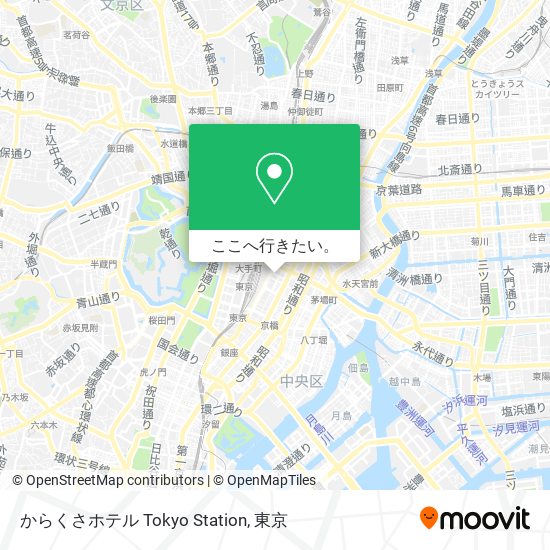 からくさホテル Tokyo Station地図