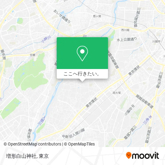 増形白山神社地図