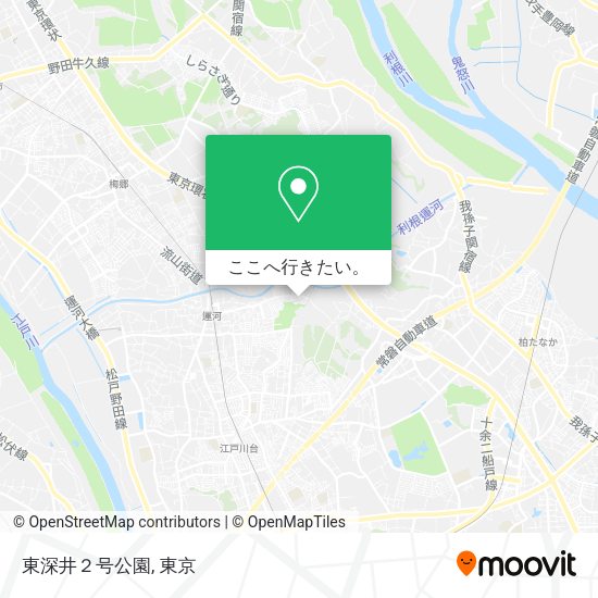 東深井２号公園地図