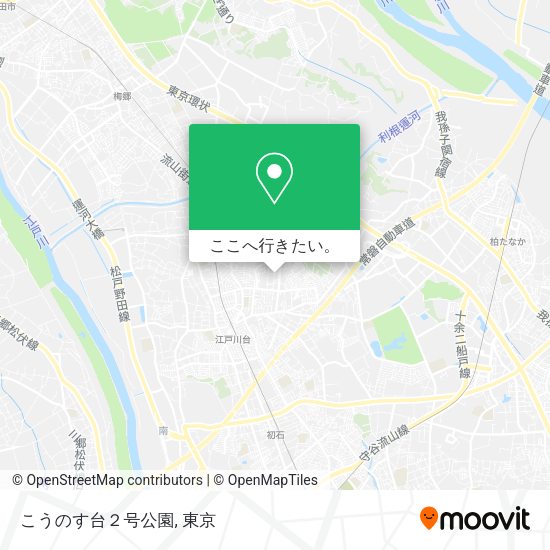 こうのす台２号公園地図
