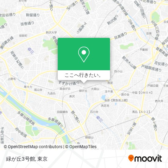 緑が丘3号館地図