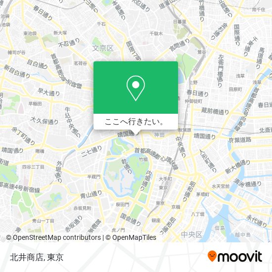 北井商店地図