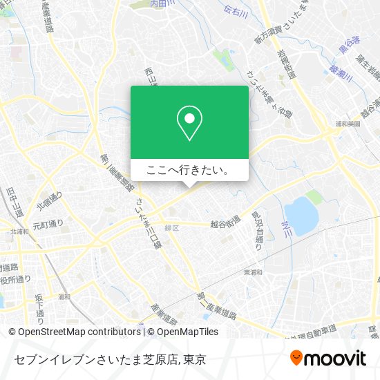 セブンイレブンさいたま芝原店地図