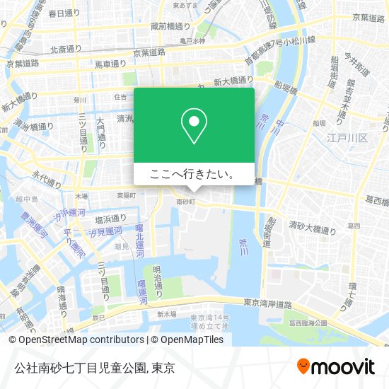 公社南砂七丁目児童公園地図