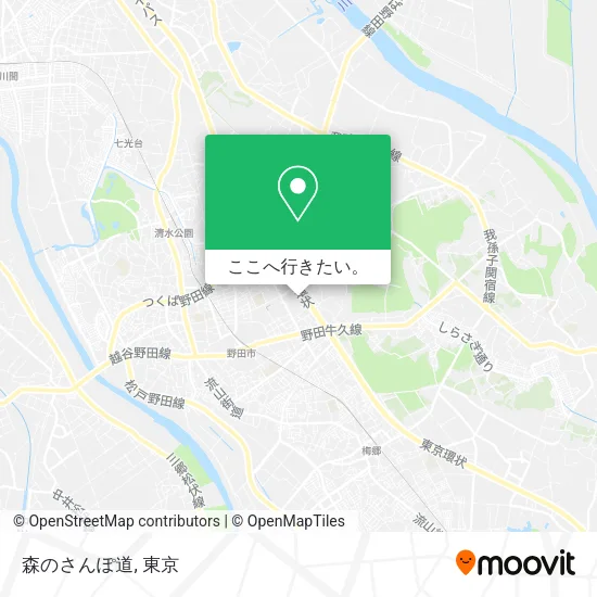 森のさんぽ道地図