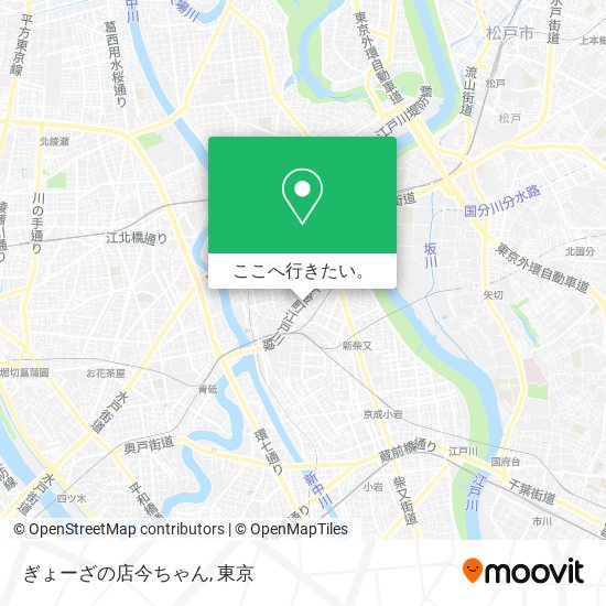 ぎょーざの店今ちゃん地図